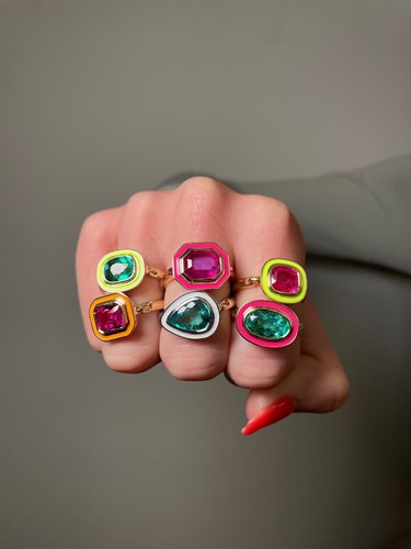 Lenox ring collection by Melissa Kaye