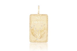 Imperfect Grace No Limits Token in 14-karat gold with diamonds