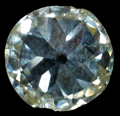 An Old European Cut diamond with a thin girdle which resulted in chips in three places.